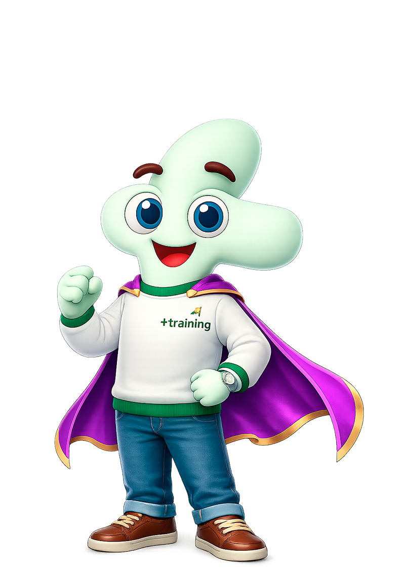 plus training mascot